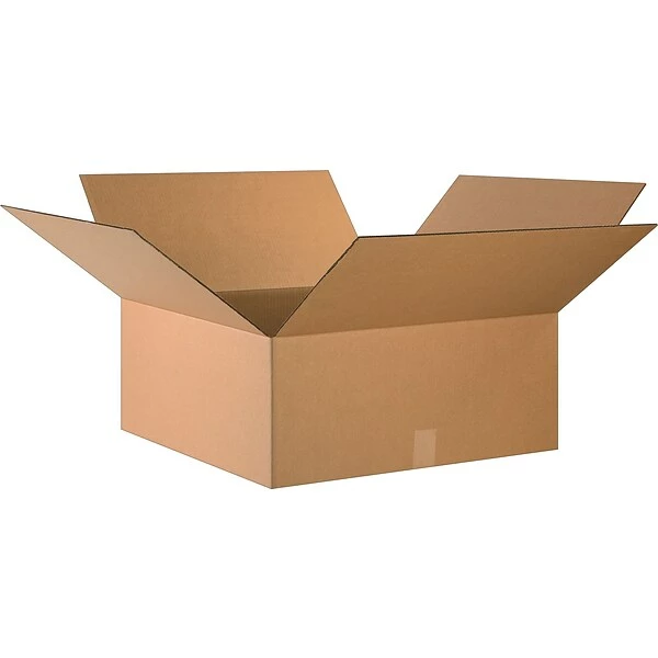 Quill Brand Corrugated Moving Boxes 24" X 24" X 10" Shipping Boxes, 32 ECT, Brown, 10/Bundle (242410) 3 Quill Brand Corrugated Moving Boxes 24" X 24" X 10" Shipping Boxes, 32 ECT, Brown, 10/Bundle (242410)