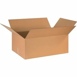 Quill Brand Corrugated Moving Boxes 30" X 20" X 12" Shipping Boxes, 32 ECT, Brown, 15/Bundle (302012)
