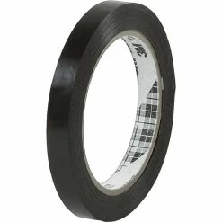 Scotch Polyester Strapping 3M™ 860 Tensilized Poly Strapping Tape, 1/2" X 60 Yds., Black, 144/Case