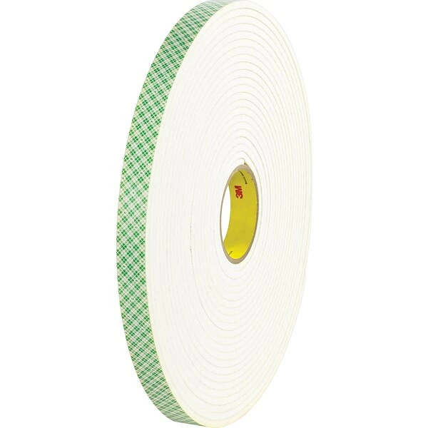 3M Double-Sided Polyurethane Foam Tape Scotch® #4008 Double Sided Polyurethane Foam Tape, 1/2" X 36 Yds., 1/8" Roll, 1/Pack 3 3M Double-Sided Polyurethane Foam Tape Scotch® #4008 Double Sided Polyurethane Foam Tape, 1/2" X 36 Yds., 1/8" Roll, 1/Pack
