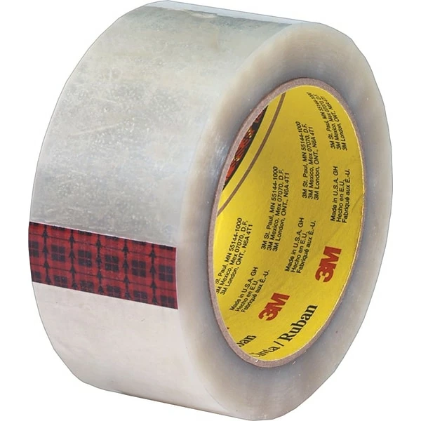 Hot Melt Tapes Scotch® #355 Hot Melt Packing Tape, 2"W X 55 Yards, Clear, Pack Of 6 (T9013556PK) 3 Hot Melt Tapes Scotch® #355 Hot Melt Packing Tape, 2"W X 55 Yards, Clear, Pack Of 6 (T9013556PK)