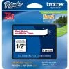 Brother Label Maker Tapes Brother TZe TZ-E232 Printer Label, 1/2"W, Red On White, 6/Pack -Bankers Box shop s0403178 s7