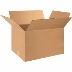 Quill Brand Corrugated Moving Boxes 28" X 18" X 18" Shipping Boxes, 32 ECT, Brown, 10/Bundle (281818)