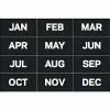 MasterVision® Calendar Magnetic Tape MasterVision Calendar Magnetic Tape, Black/White, Months Of The Year, 12/Pk (FM1108) -Bankers Box shop s0513264 s7