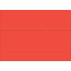 MasterVision Magnetic Tape Strips MasterVision® 7/8"(H) X 6"(L) Dry Erase Magnetic Tape Strip, Red, 25/Pack