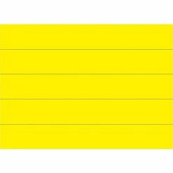 MasterVision Magnetic Tape Strips MasterVision® 7/8"(H) X 6"(L) Dry Erase Magnetic Tape Strip, Yellow, 25/Pack