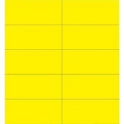 MasterVision Magnetic Tape Strips MasterVision® Dry Erase Magnetic Tape Strip, Yellow, 25/Pack (FM2403)