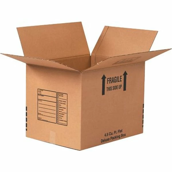 Quill Brand Corrugated Moving Boxes 12" X 12" X 12" Deluxe Moving Boxes, 32 ECT, Brown, 25/Bundle (121212DPB) 3 Quill Brand Corrugated Moving Boxes 12" X 12" X 12" Deluxe Moving Boxes, 32 ECT, Brown, 25/Bundle (121212DPB)