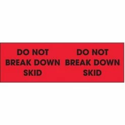 The Packaging Wholesalers Labels Tape Logic Do Not Break Down Skid Shipping Label, 3" X 10", 500/Roll