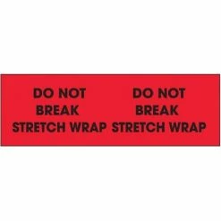 Labels Tape Logic Do Not Break Stretch Wrap Shipping Label, 3" X 10", 500/Roll