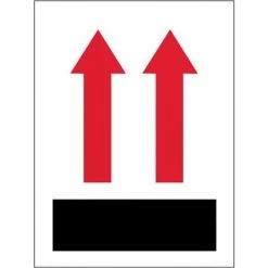 Labels Tape Logic (two Up Arrows Over Black Bar) Shipping Label, 3" X 4", 500/Roll