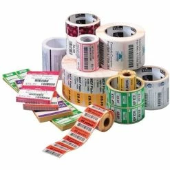 Zebra Label Maker Tapes Zebra PolyPro 1000 Thermal Label; 4" X 6", White, 390 Labels/Roll, 4 Rolls/Pack