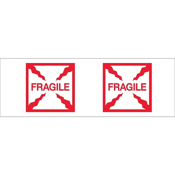 Security Tape Tape Logic™ 2" X 55 Yds. Pre Printed "Fragile (Box)" Carton Sealing Tape, 6/Pack 3 Security Tape Tape Logic™ 2" X 55 Yds. Pre Printed "Fragile (Box)" Carton Sealing Tape, 6/Pack