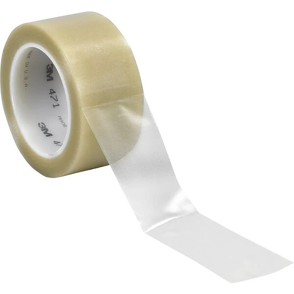 3M™ Solid Vinyl Safety Tapes 3M™ 2" X 36 Yds. Solid Vinyl Safety Tape 471, Clear, 3/Pack 3 3M™ Solid Vinyl Safety Tapes 3M™ 2" X 36 Yds. Solid Vinyl Safety Tape 471, Clear, 3/Pack