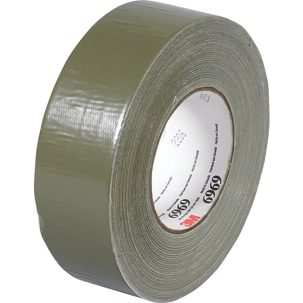 3M™ 2" X 60 Yds. Vinyl Duct Tape 6969, Olive Green, 3/Pack 3 3M™ 2" X 60 Yds. Vinyl Duct Tape 6969, Olive Green, 3/Pack