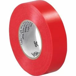 Tape Logic™ Vinyl Electrical Tapes Tape Logic™ 3/4"(W) X 20 Yds(L) Vinyl Electrical Tape, Red, 10/Pack