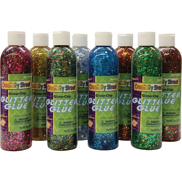 Chenille Kraft® Glitter Glue Chenille Kraft Glitter Craft Glue, 8/Pack (CK-8562) 3 Chenille Kraft® Glitter Glue Chenille Kraft Glitter Craft Glue, 8/Pack (CK-8562)