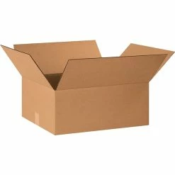 Quill Brand Corrugated Moving Boxes 20" X 15" X 9" Shipping Boxes, 32 ECT, Brown, 25/Bundle (20159)