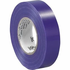 Tape Logic™ Vinyl Electrical Tapes Tape Logic™ 3/4"(W) X 20 Yds(L) Vinyl Electrical Tape, Purple, 10/Pack