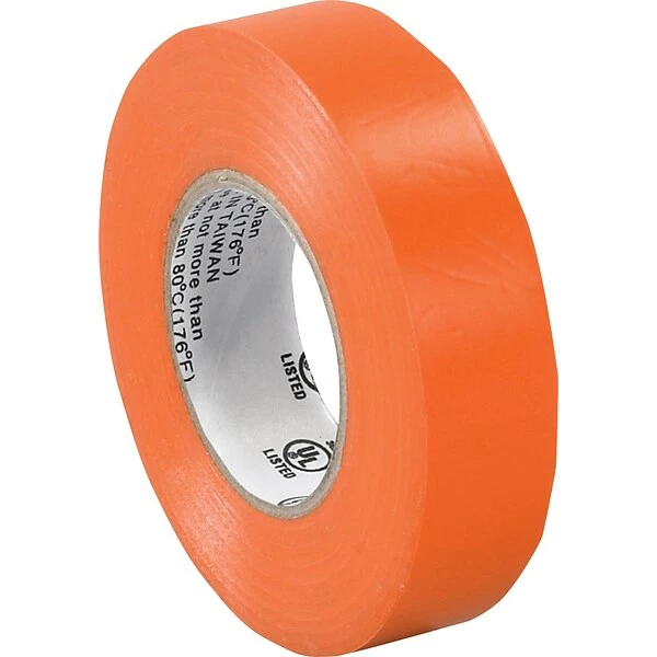 Tape Logic™ Vinyl Electrical Tapes Tape Logic™ 3/4"(W) X 20 Yds(L) Vinyl Electrical Tape, Orange, 10/Pack 3 Tape Logic™ Vinyl Electrical Tapes Tape Logic™ 3/4"(W) X 20 Yds(L) Vinyl Electrical Tape, Orange, 10/Pack
