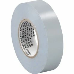 Tape Logic™ Vinyl Electrical Tapes Tape Logic™ 3/4"(W) X 20 Yds(L) Vinyl Electrical Tape, Gray, 10/Pack