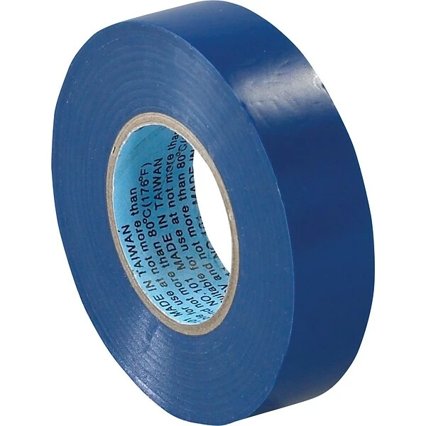 Tape Logic™ Vinyl Electrical Tapes Tape Logic™ 3/4"(W) X 20 Yds(L) Vinyl Electrical Tape, Blue, 10/Pack 3 Tape Logic™ Vinyl Electrical Tapes Tape Logic™ 3/4"(W) X 20 Yds(L) Vinyl Electrical Tape, Blue, 10/Pack