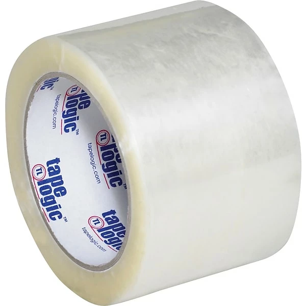 Packing Tape Tape Logic® #600 Economy Tape, 1.6 Mil, 3" X 110 Yds., Clear, 24/Case (T905600) 3 Packing Tape Tape Logic® #600 Economy Tape, 1.6 Mil, 3" X 110 Yds., Clear, 24/Case (T905600)