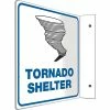 Safety Signs Accuform Signs® Tornado Shelter Projection Sign, Black/Blue/White, 8"H X 8"W, 1/Pack 1 Safety Signs Accuform Signs® Tornado Shelter Projection Sign, Black/Blue/White, 8"H X 8"W, 1/Pack -Bankers Box shop s0869309 s7