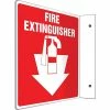 Safety Signs Accuform Signs® Fire Extinguisher Projection Sign, White/Red, 8"H X 8"W, 1/Pack (PSP707) 2 Safety Signs Accuform Signs® Fire Extinguisher Projection Sign, White/Red, 8"H X 8"W, 1/Pack (PSP707) -Bankers Box shop s0869319 s7