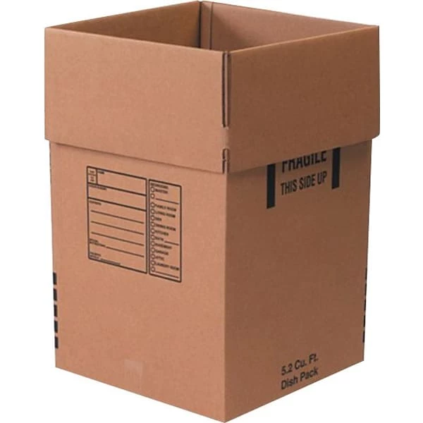 SI Products Bankers Box® Moving Boxes 18" X 18" X 28" Dish Pack, 350#, Brown, 60/Pallet (181828DISHPL) 3 SI Products Bankers Box® Moving Boxes 18" X 18" X 28" Dish Pack, 350#, Brown, 60/Pallet (181828DISHPL)