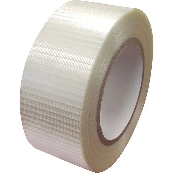Vibac™ Fiberglass Cross-weaved Reinforced Filament Tape (920), 36 MM X 55M, Clear, 16 Rolls/Case 3 Vibac™ Fiberglass Cross-weaved Reinforced Filament Tape (920), 36 MM X 55M, Clear, 16 Rolls/Case