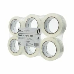 Quill Brand® Acrylic Packaging Tape, 1.8 Mil, 2" X 109 Yds., Clear, 6/Pack (ST-QA18L6)