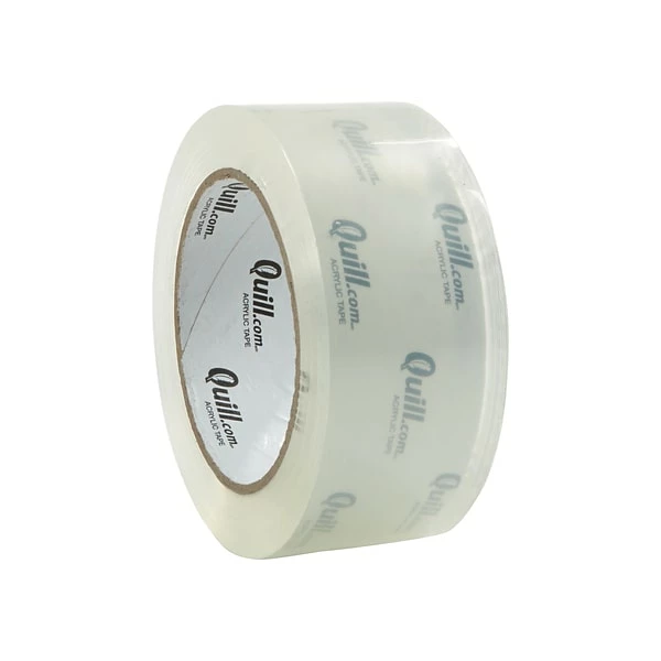 Quill Brand® Acrylic Packaging Tape, 1.8 Mil, 2" X 109 Yds., Clear, 6/Pack (ST-QA18L6) 4 Quill Brand® Acrylic Packaging Tape, 1.8 Mil, 2" X 109 Yds., Clear, 6/Pack (ST-QA18L6) - Image 2