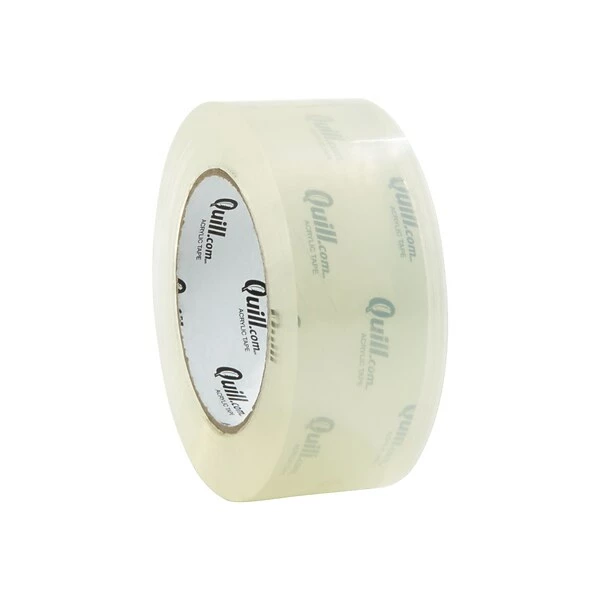 Quill Brand® Acrylic Packaging Tape, 2.6 Mil, 2" X 109 Yds., Clear, 6/Pack (ST-QA26L6) 4 Quill Brand® Acrylic Packaging Tape, 2.6 Mil, 2" X 109 Yds., Clear, 6/Pack (ST-QA26L6) - Image 2