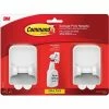 Command™ Adhesive Hooks Command™ Spray Bottle Hangers, White/Gray, 2 Bottle Hangers And 4 Strips/Pack (17009-2ES) 2 Command™ Adhesive Hooks Command™ Spray Bottle Hangers, White/Gray, 2 Bottle Hangers And 4 Strips/Pack (17009-2ES) -Bankers Box shop s1125369 s7