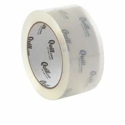 Quill Brand® Hot Melt Shipping Packaging Tape, 3.0 Mil, 2" X 110 Yds., Clear, 6/Pack (F223)