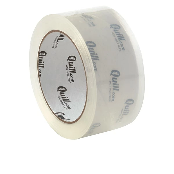 Quill Brand® Hot Melt Shipping Packaging Tape, 3.0 Mil, 2" X 110 Yds., Clear, 6/Pack (F223) 3 Quill Brand® Hot Melt Shipping Packaging Tape, 3.0 Mil, 2" X 110 Yds., Clear, 6/Pack (F223)