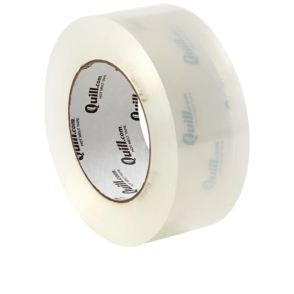 Quill Brand® Hot Melt Shipping Packaging Tape; 3.0 Mil, 2" X 55 Yds, Clear, 6/Pack (F221/9013CL) 3 Quill Brand® Hot Melt Shipping Packaging Tape; 3.0 Mil, 2" X 55 Yds, Clear, 6/Pack (F221/9013CL)