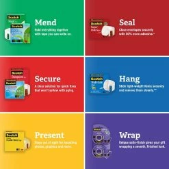 Clear Tape Scotch® Magic™ Tape, 12 Rolls & Scotch® Desktop Tape Dispenser - Special Offer!