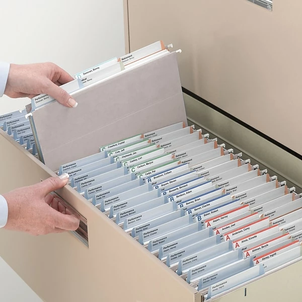 Smead TUFF Hanging File Folders With Easy Slide Tab, 1/3 Cut, Letter Size, Steel Gray, 18/Box (64092) 6 Smead TUFF Hanging File Folders With Easy Slide Tab, 1/3 Cut, Letter Size, Steel Gray, 18/Box (64092) - Image 5