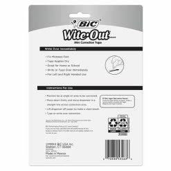BIC Wite-Out Mini Correction Tape, White, 6/Pack (WOTMP61-WHI) 12 BIC Wite-Out Mini Correction Tape, White, 6/Pack (WOTMP61-WHI) -Bankers Box shop s1205081 s7
