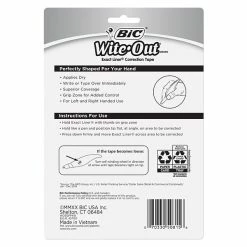 BIC Wite-Out Exact Liner Correction Tape, White, 4/Pack (WOELP418) 10 BIC Wite-Out Exact Liner Correction Tape, White, 4/Pack (WOELP418) -Bankers Box shop s1205120 s7
