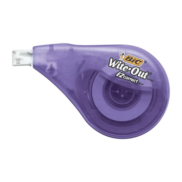 BIC Wite-Out Correction Tape, White, 4/Pack (50589) 7 BIC Wite-Out Correction Tape, White, 4/Pack (50589) - Image 5