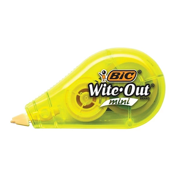 BIC Wite-Out Mini Correction Tape, White, 6/Pack (WOTMP61-WHI) 4 BIC Wite-Out Mini Correction Tape, White, 6/Pack (WOTMP61-WHI) - Image 2