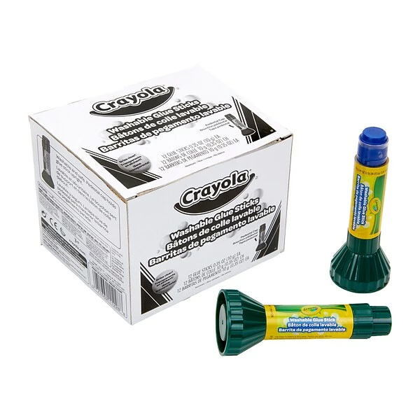 Crayola WashableRemovable Glue Sticks, .29 Oz., Blue, 6/Pack (79618-PK36) 6 Crayola WashableRemovable Glue Sticks, .29 Oz., Blue, 6/Pack (79618-PK36) - Image 4