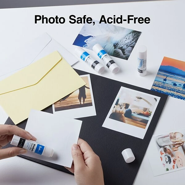 Quill Brand Washable Glue Sticks, 0.28 Oz., White, 18/Pack (25964-QCC) 6 Quill Brand Washable Glue Sticks, 0.28 Oz., White, 18/Pack (25964-QCC) - Image 4