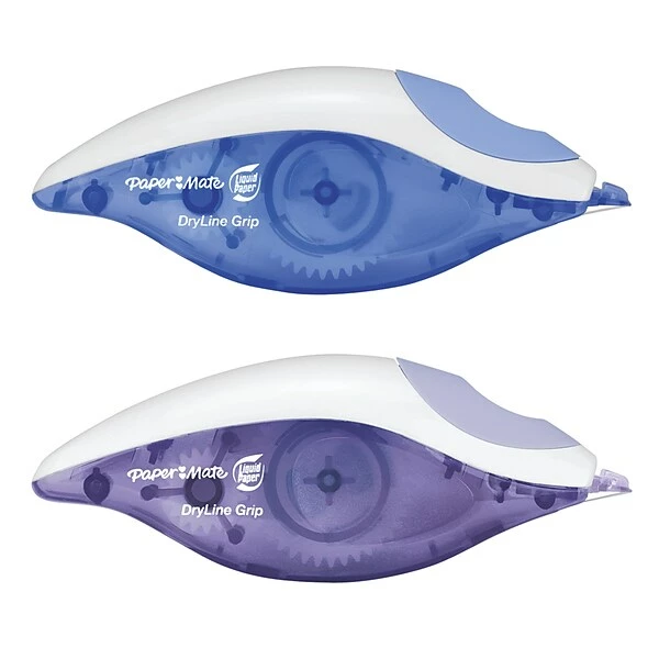 Paper Mate Liquid Paper DryLine Grip Correction Tape, White, 2/Pack (87813) 4 Paper Mate Liquid Paper DryLine Grip Correction Tape, White, 2/Pack (87813) - Image 2