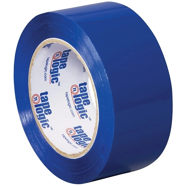 Packing Tape Tape Logic 2"W X 110 Yards X 2.2 Mil Carton Sealing Tape, Blue, Pack Of 6 (T90222B6PK) 3 Packing Tape Tape Logic 2"W X 110 Yards X 2.2 Mil Carton Sealing Tape, Blue, Pack Of 6 (T90222B6PK)