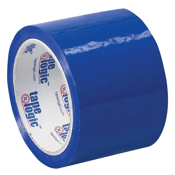 Packing Tape Tape Logic™ 3"W X 55 Yards Blue Carton Sealing Tape, Pack Of 6 (T90522B6PK) 3 Packing Tape Tape Logic™ 3"W X 55 Yards Blue Carton Sealing Tape, Pack Of 6 (T90522B6PK)