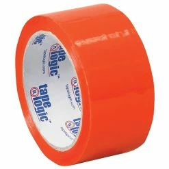 Packing Tape Tape Logic 2"W X 55 Yards X 2.2 Mil Carton Sealing Tape, Orange, Pack Of 6 (T90122O6PK)